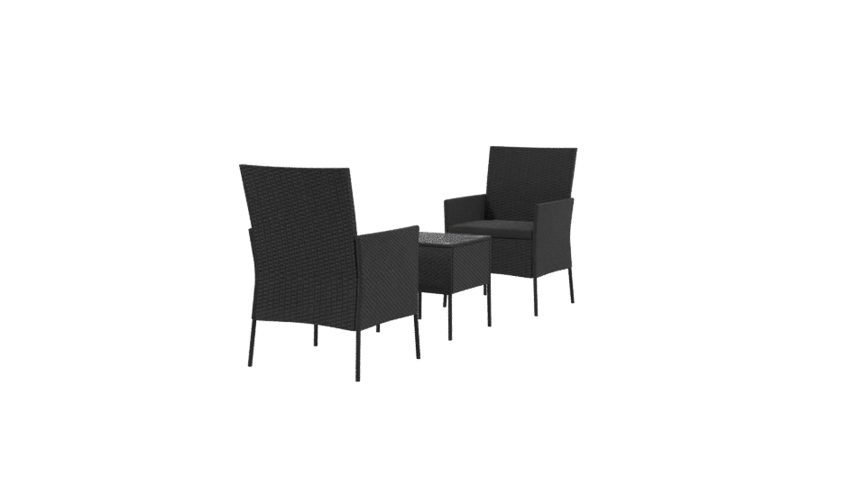 Contemporary Outdoor Furniture Set 3D - Professional 3D Model Render 3