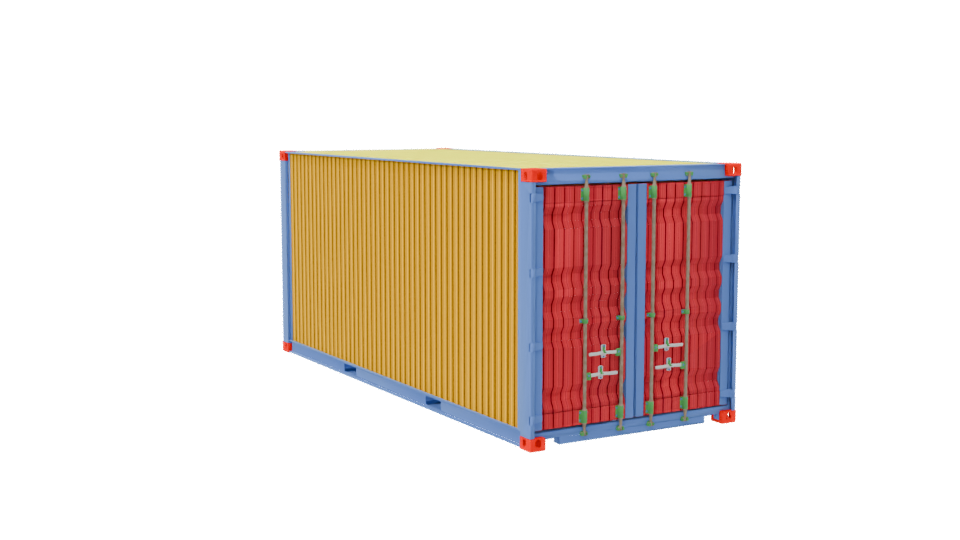 Stylish Modern Container Home 3D - Professional 3D Model Render 7