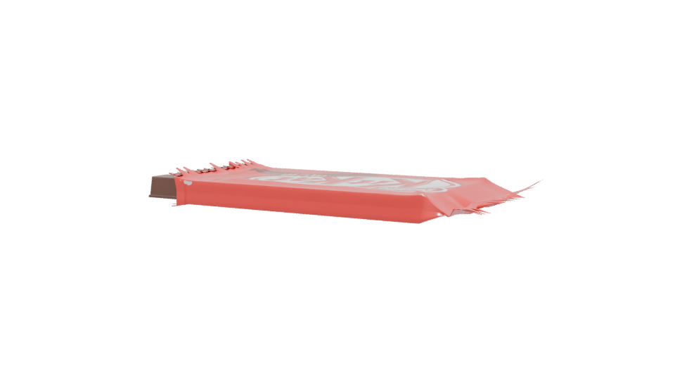 Stylized Snack Wrapper 3D Model - Professional 3D Model Render 9