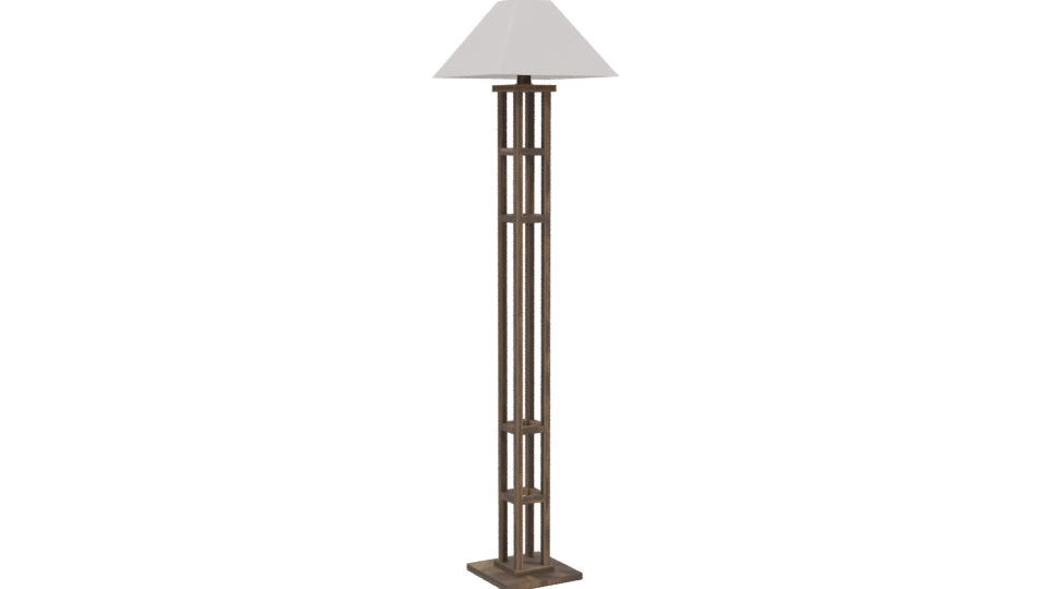 Stylish Floor Lamp 3D Model - Professional 3D Model Render 4