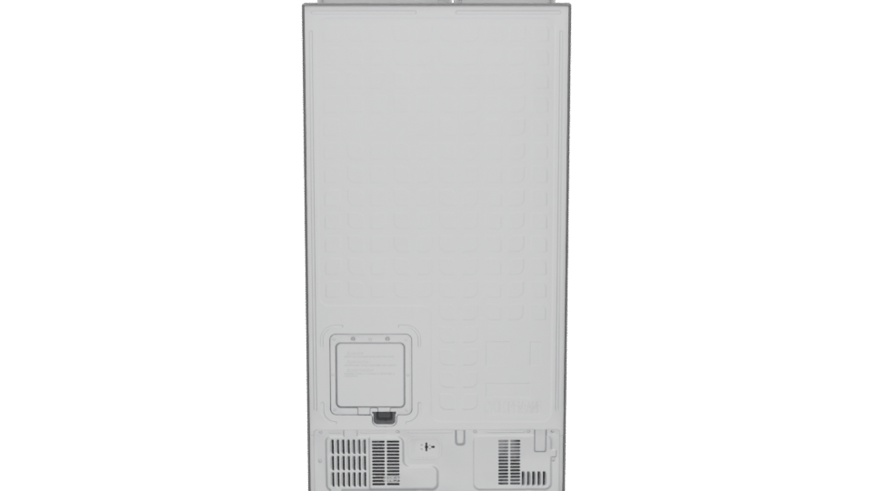 Side by Side Refrigerator LG Model 3D - Professional 3D Model Render 5