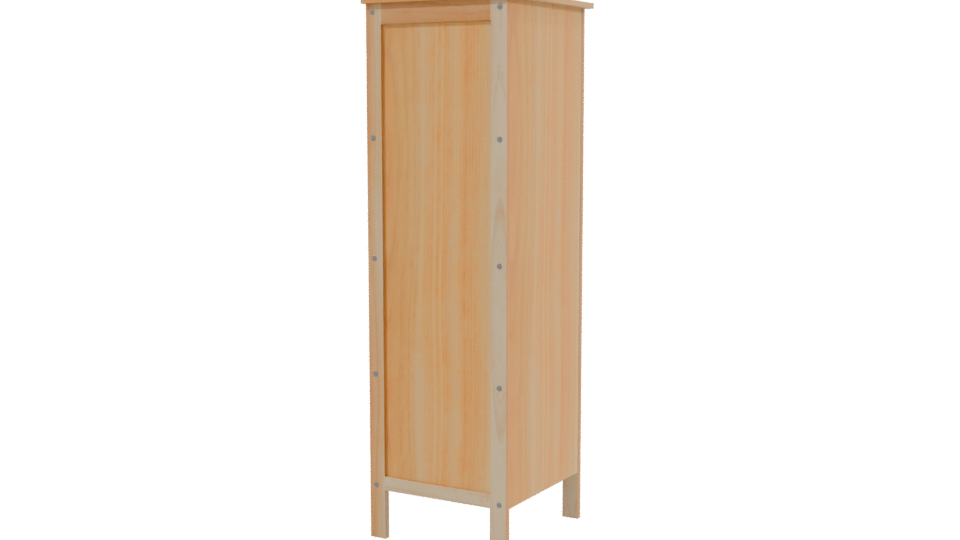 Minimalist Storage Tower 3D Model - Professional 3D Model Render 3