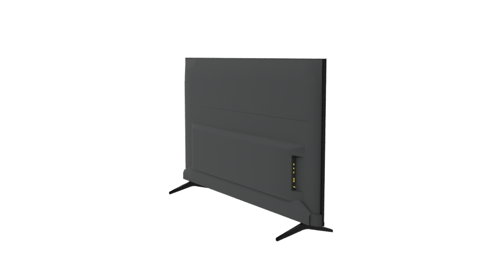 Sleek Modern Flat Screen TV - Professional 3D Model Render 7