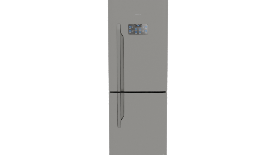 Sleek Stainless Steel Refrigerator 3D Model - Professional 3D Model Render 11