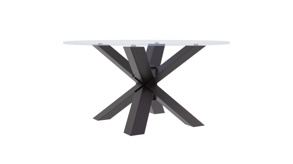 Stylish Modern Dining Table 3D - Professional 3D Model Render 13