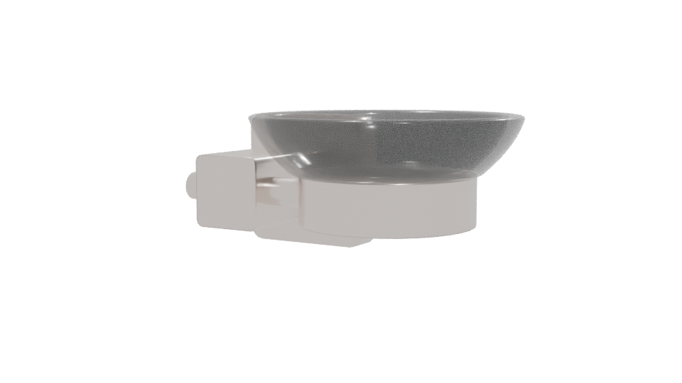 Contemporary Wall-Mounted Soap Dish 3D Model - Professional 3D Model Render 12