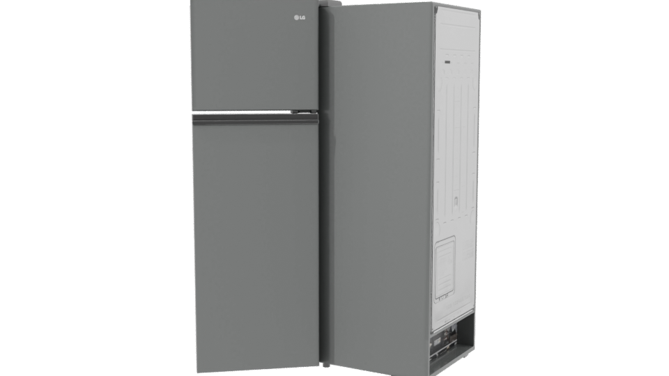 Realistic Household Refrigerator 3D Model - Professional 3D Model Render 3