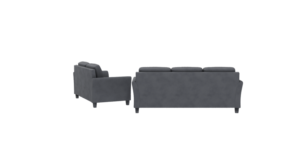 Contemporary Sofa Set 3D Model - Professional 3D Model Render 5