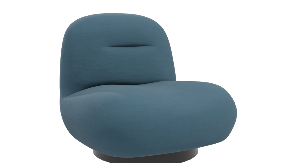 Stylish Modern Lounge Chair 3D - Professional 3D Model Render 10