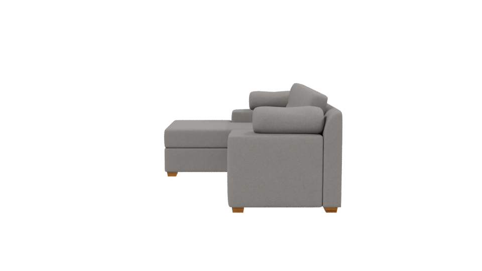 Stylish Modern Corner Sofa 3D Model - Professional 3D Model Render 2