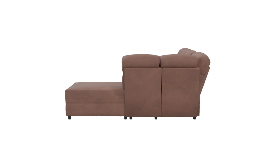 Stylish Modern Beige Sofa Set 3D Model - Professional 3D Model Render 5