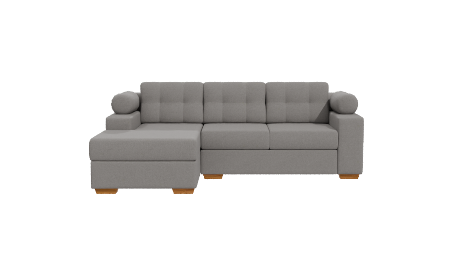 Stylish Modern Corner Sofa 3D Model - Professional 3D Model Render 11