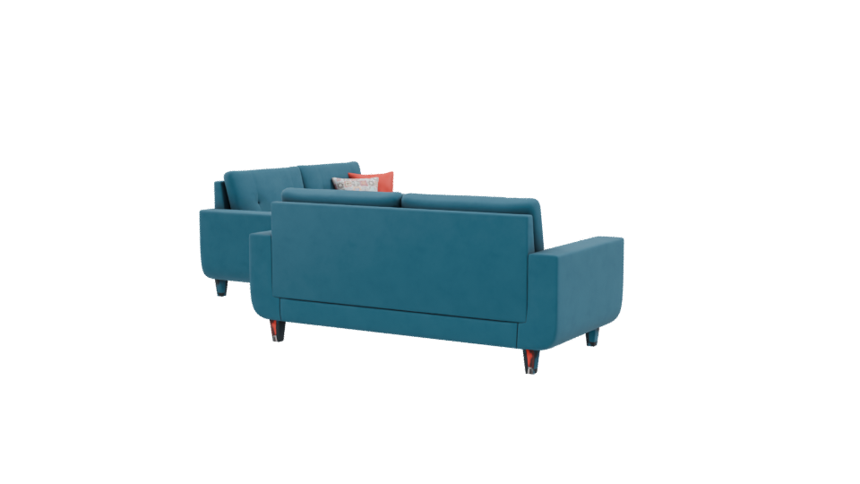 Stylish Modern Sofa Set 3D - Professional 3D Model Render 9