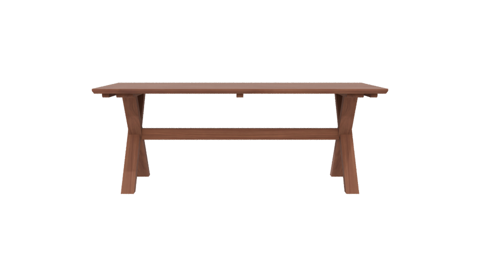 Kimberly Teak Dining Table 3D - Professional 3D Model Render 5