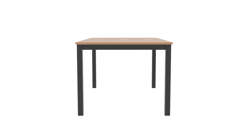 Minimalist Wooden Table 3D Model - Professional 3D Model Render 8