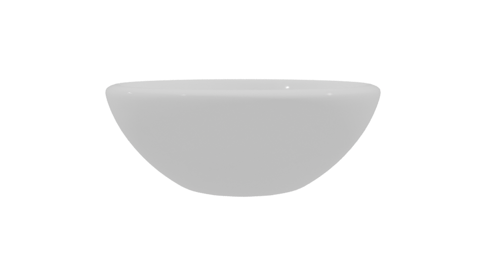 Stylish Modern Basin 3D Model - Professional 3D Model Render 9