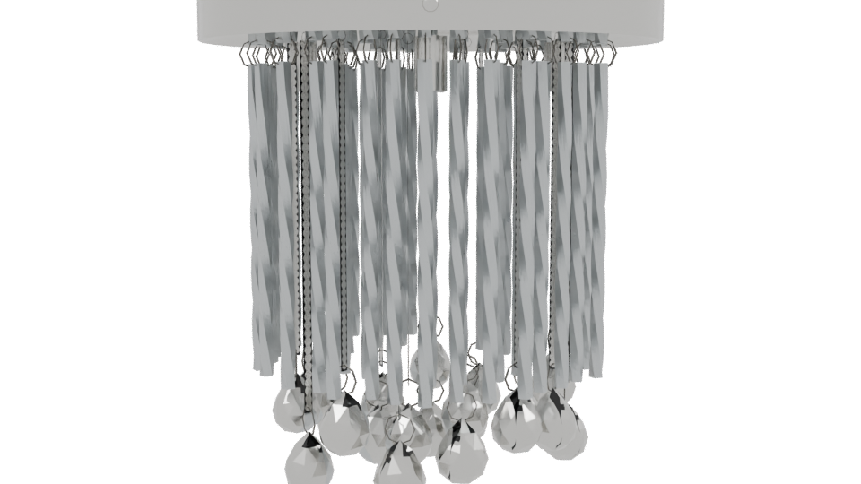 Stylish Modern Chandelier 3D - Professional 3D Model Render 2
