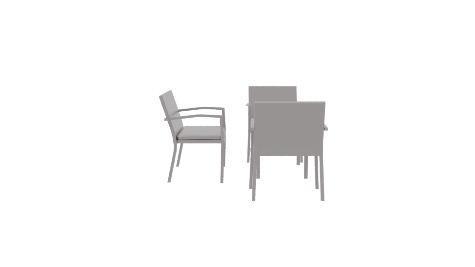 Modern Outdoor Furniture Set 3D - Professional 3D Model Render 8