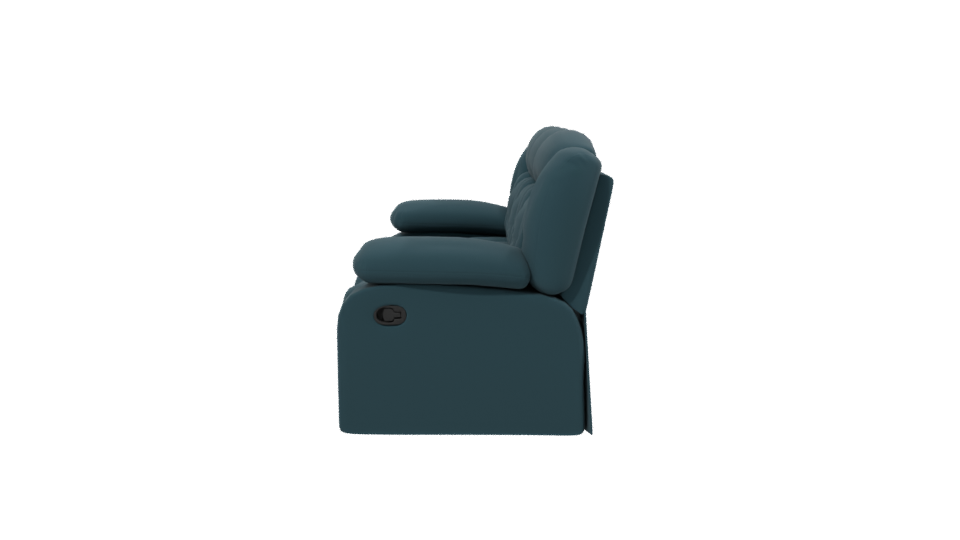 Sleek Modern Fabric Sofa - Professional 3D Model Render 2