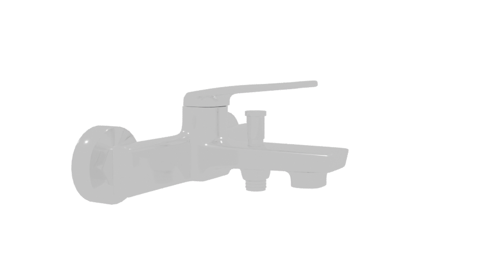 Stylish Bathroom Faucet 3D Model - Professional 3D Model Render 9