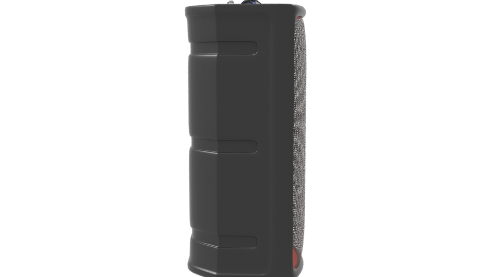 Vibrant Double Speaker 3D Model - Professional 3D Model Render 8