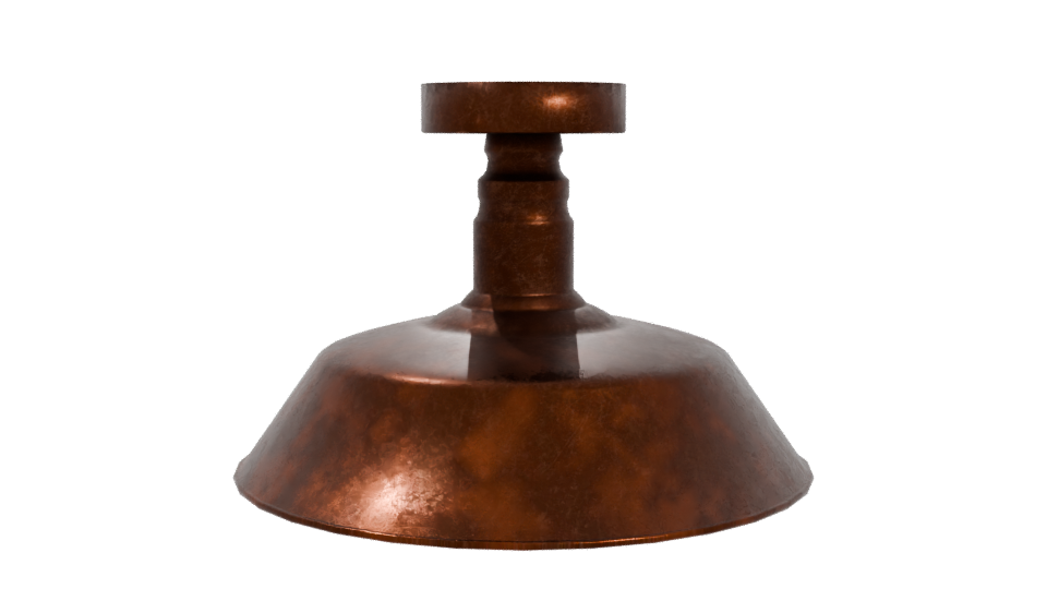 Vintage Copper Kitchen Weighing Scale 3D Model - Professional 3D Model Render 11