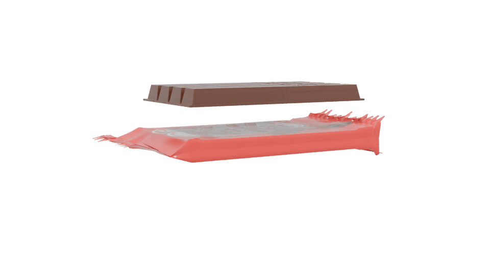 Stylized Snack Wrapper 3D Model - Professional 3D Model Render 13