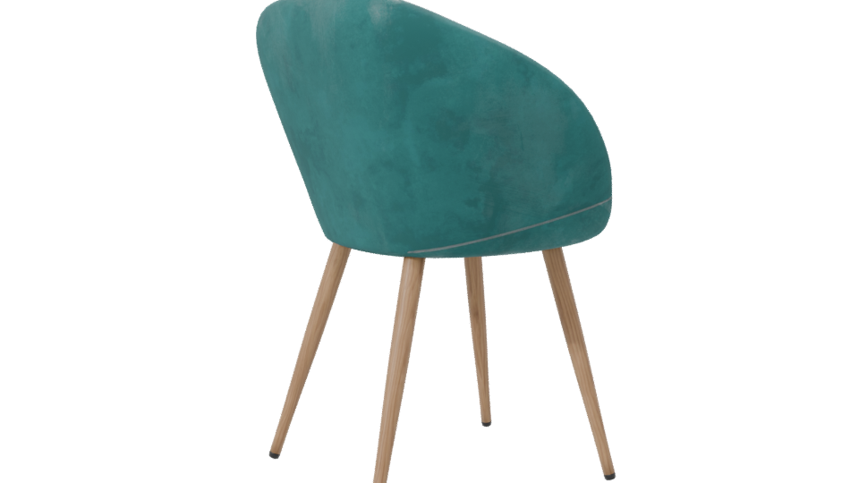 Sitial Astron Light Petroleum Chair 3D - Professional 3D Model Render 7
