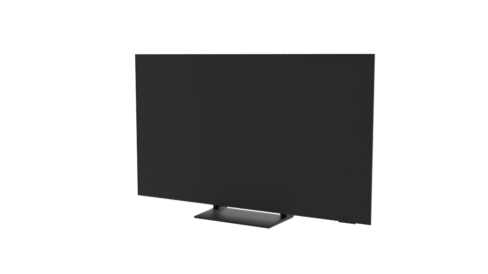 Sleek 4K LED TV Model - Professional 3D Model Render 12