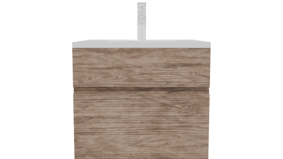 Stylish Modern Bathroom Sink Unit 3D Model - Professional 3D Model Render 11