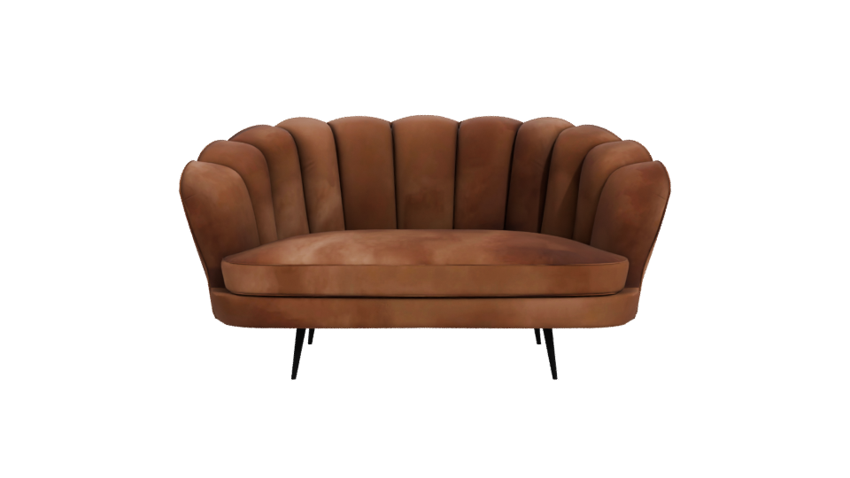Stylish Love Seat 3D Model - Professional 3D Model Render 11