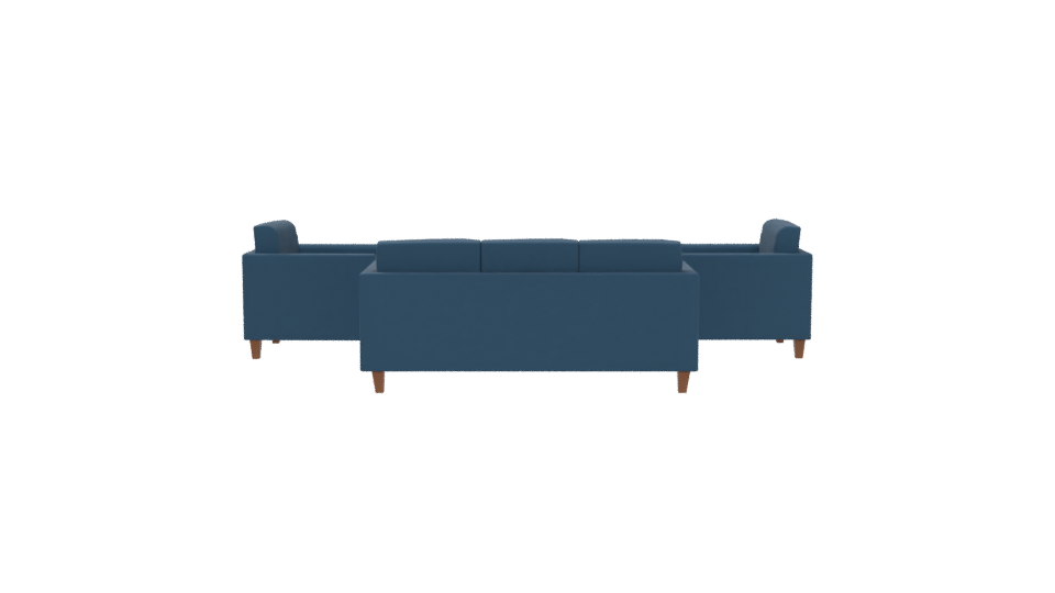 Stylish Modern Sofa Set 3D Model - Professional 3D Model Render 5