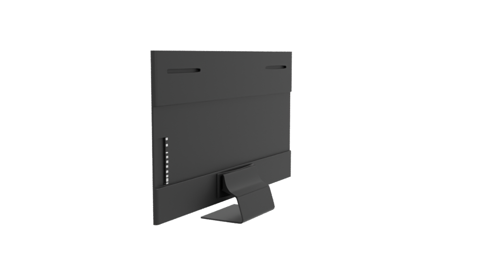 Sleek Modern Television 3D Model - Professional 3D Model Render 3
