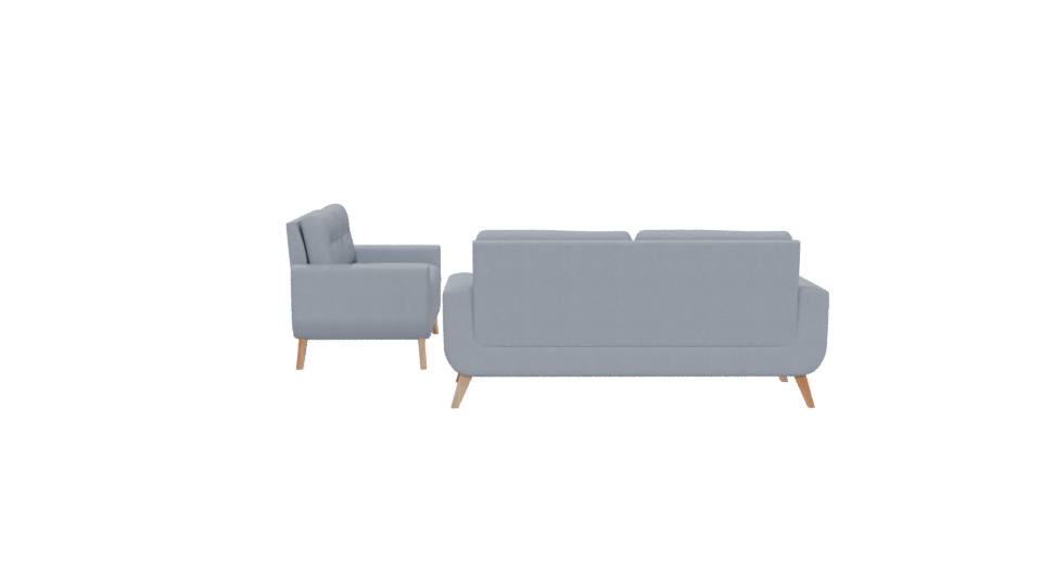 Stylish Modern Sofa Set 3D - Professional 3D Model Render 5