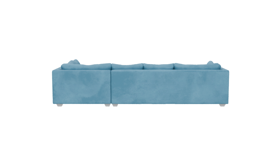 Stylish Sectional Sofa Model - Professional 3D Model Render 5