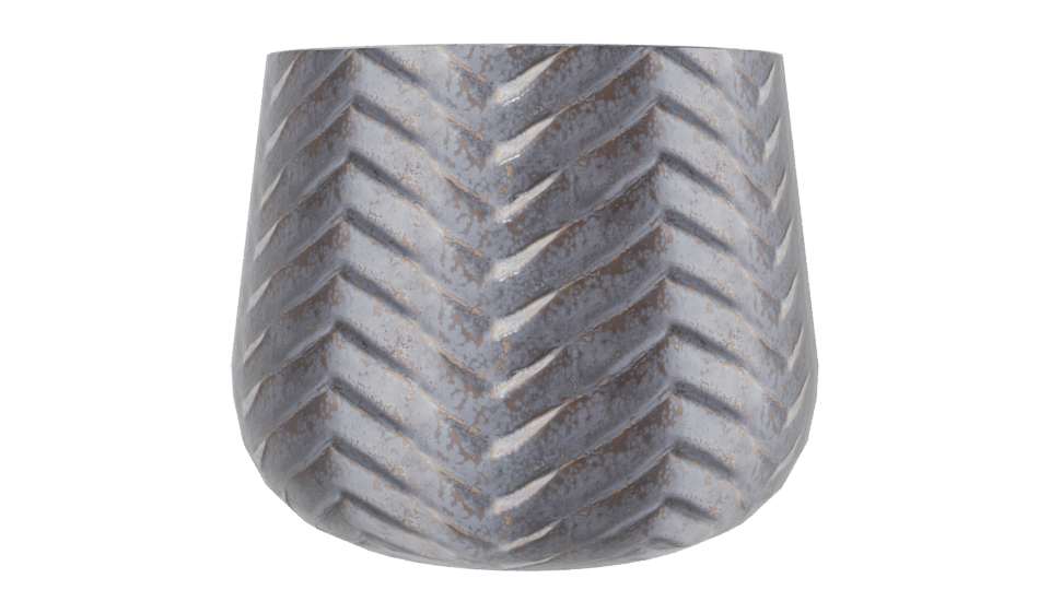 Stylized Ceramic Planter Model - Professional 3D Model Render 12