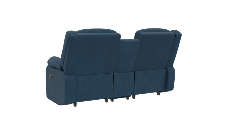 Stylish Reclining Sofa Model - Professional 3D Model Render 4