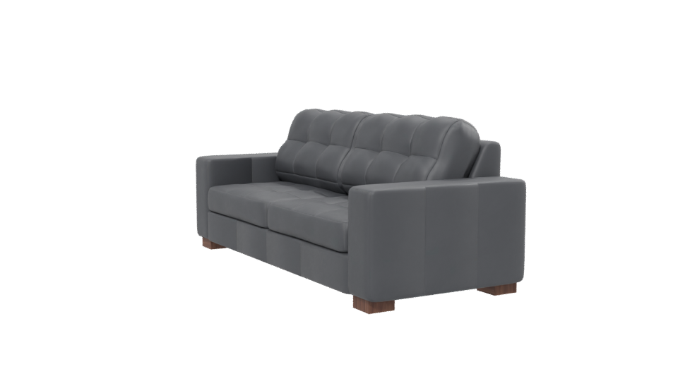 Stylish Modern Leather Sofa 3D Model - Professional 3D Model Render 13