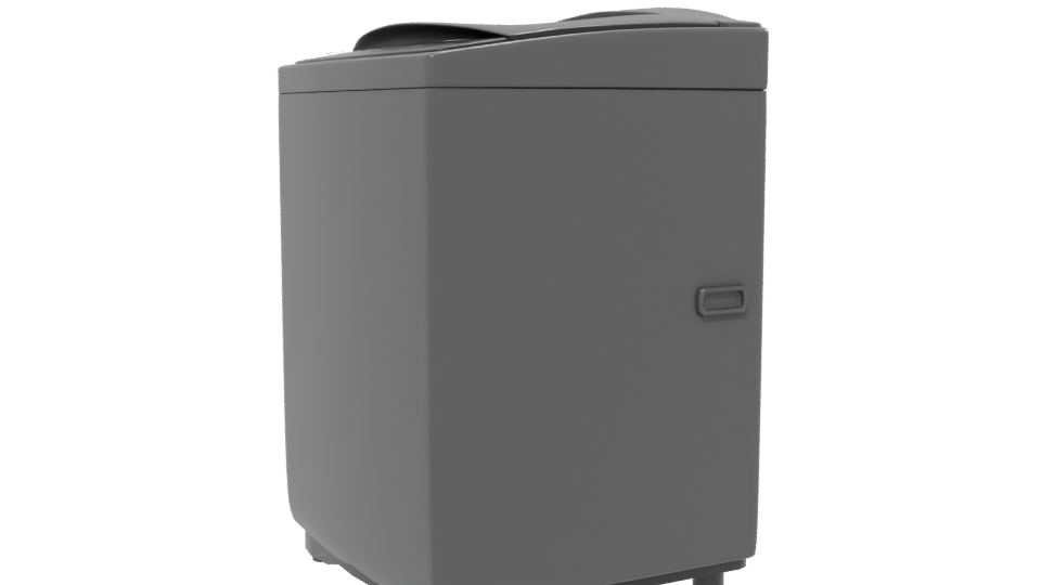Stylish Household Washing Machine 3D - Professional 3D Model Render 13