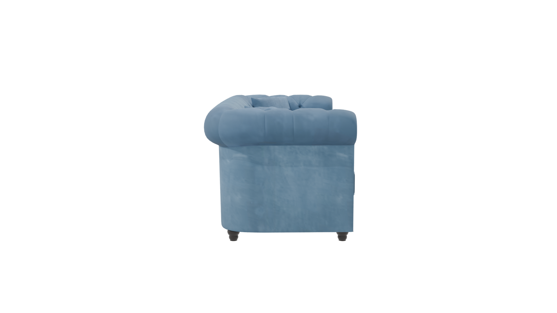 Elegant Blue Sofa 3D Model - Professional 3D Model Render 8