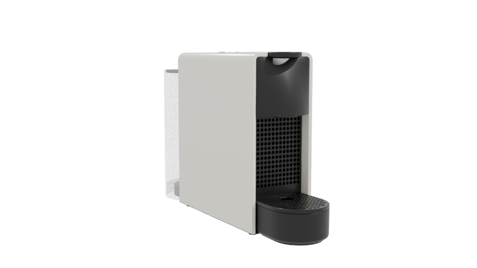 Compact Modern Coffee Maker 3D - Professional 3D Model Render 10