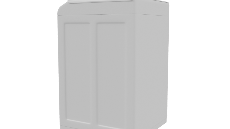 Top Loader Washing Machine 3D Model - Professional 3D Model Render 3
