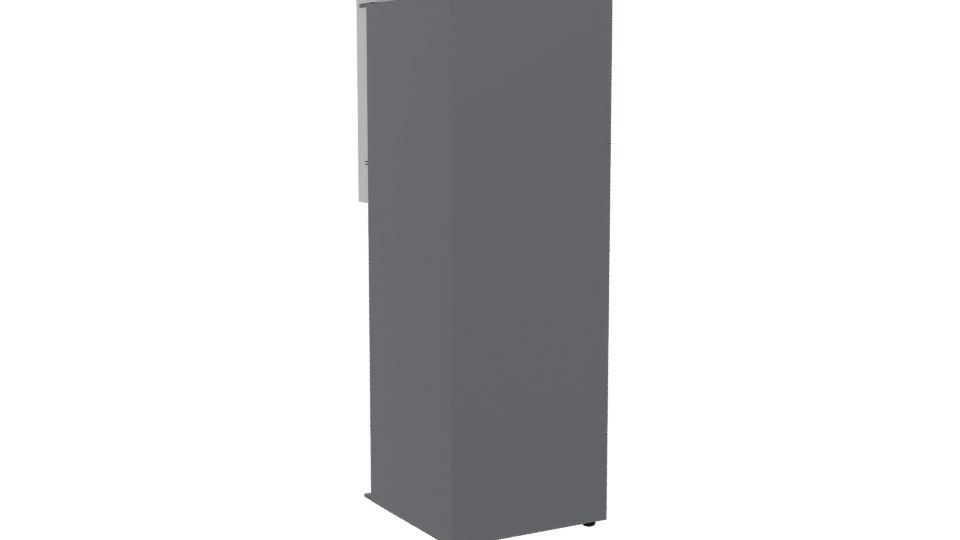 Sleek Modern Refrigerator 3D Model - Professional 3D Model Render 4