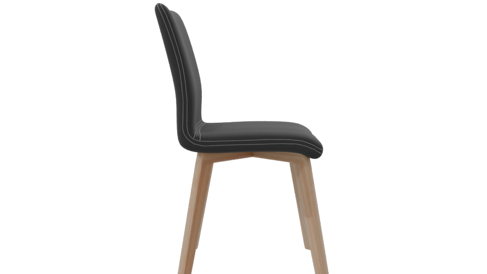 Stylish Modern Dining Chair 3D - Professional 3D Model Render 8
