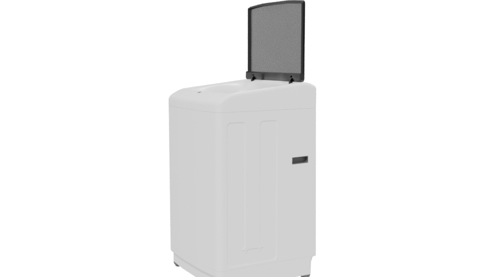 Modern Household Washing Machine 3D - Professional 3D Model Render 13