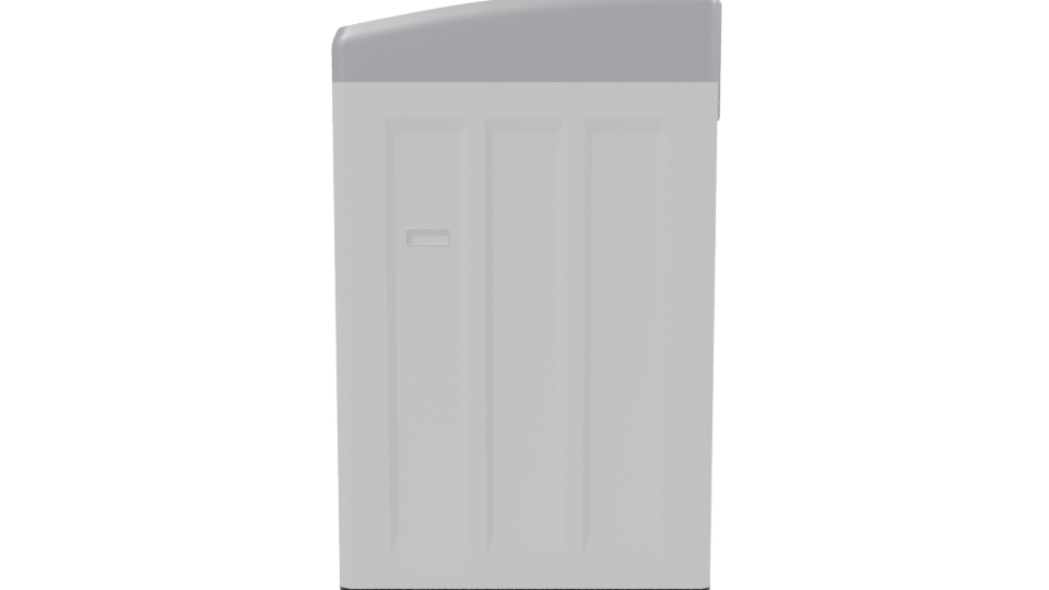 Compact Modern Washing Machine Model - Professional 3D Model Render 2