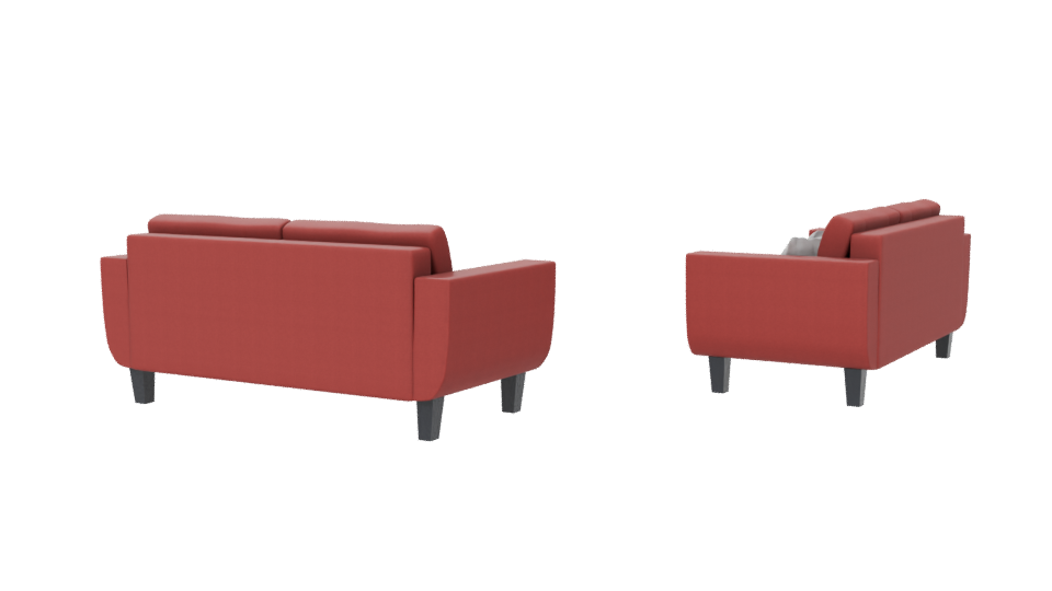Elegant Modern Sofa Set 3D Model - Professional 3D Model Render 6