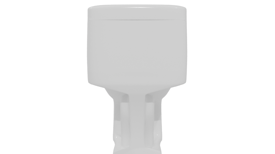 Modern Bathroom Toilet 3D Model - Professional 3D Model Render 5