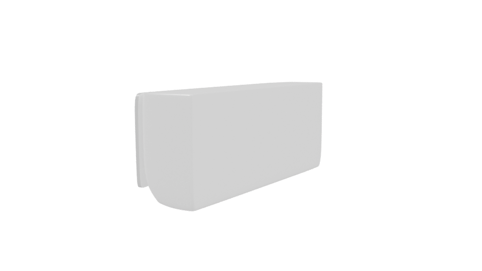 Contemporary Smart Air Conditioner Model - Professional 3D Model Render 3