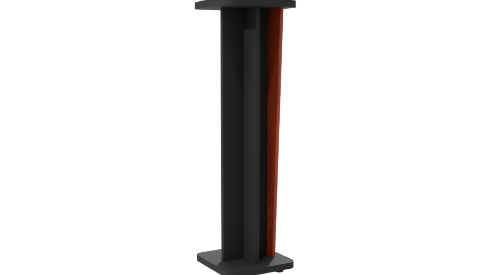 Stylish Wooden Podium Model - Professional 3D Model Render 7